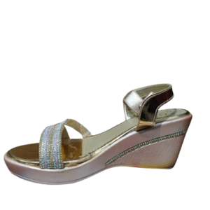 Women Girls Ladies Pink Heeled Sandal